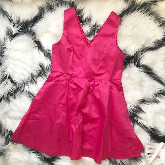 Vineyard Vines Kentucky Derby Pink Silk Dress NWT - Picture 4 of 8